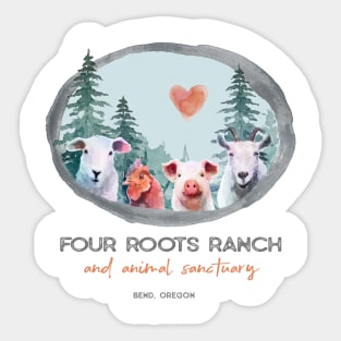 Four Roots Ranch & Sanctuary Sticker